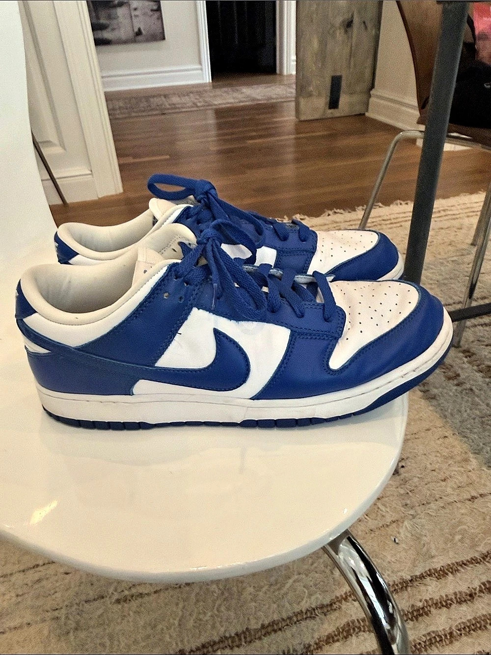Nike Dunk Low Sneakers Blue & White US 11.5